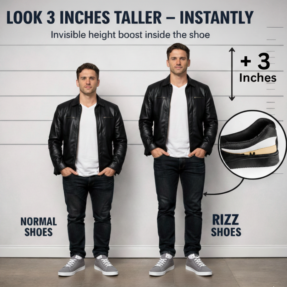 Rizz Shoes Height Comparison